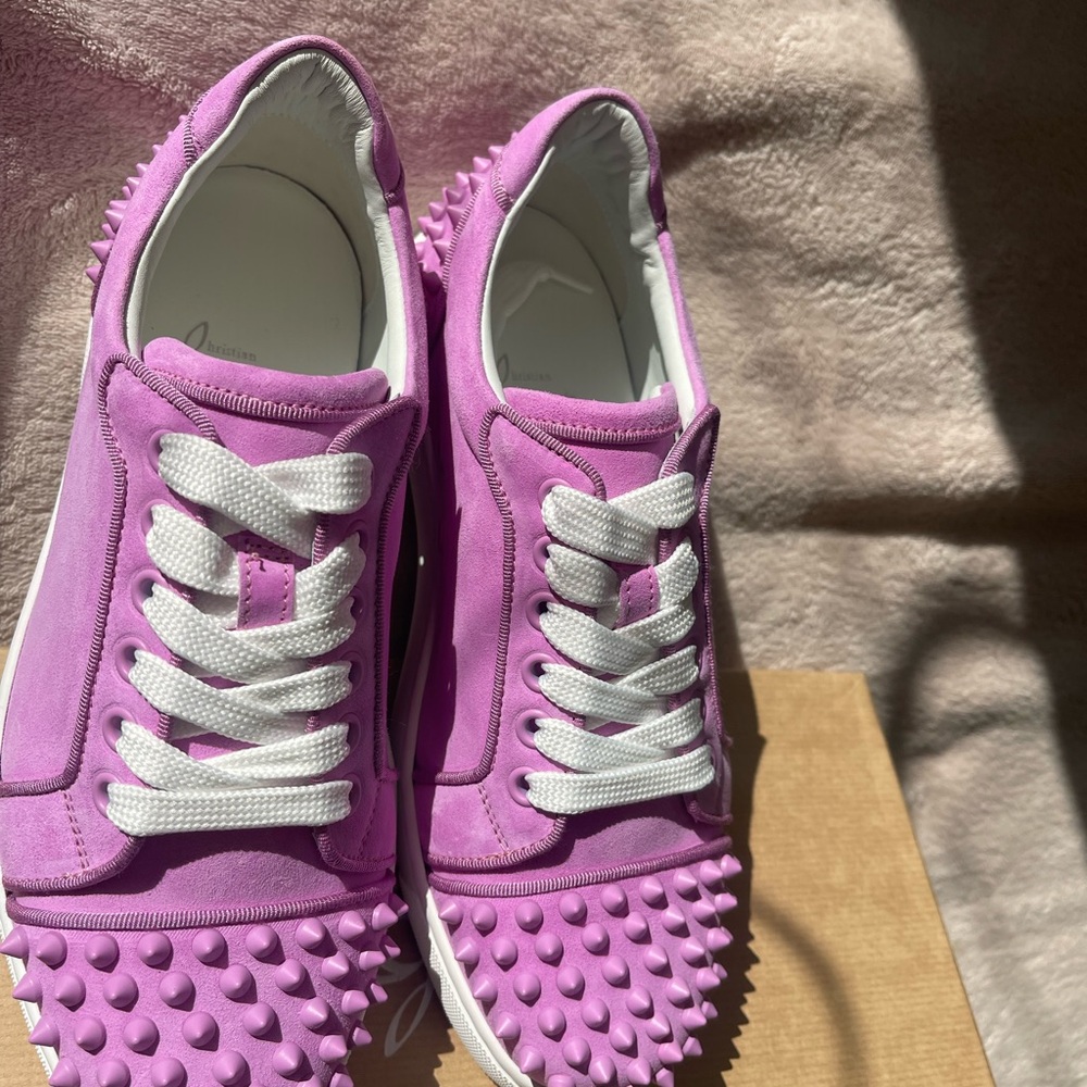 Christian Louboutin Spiked Sneakers VIEIRA 2 ORLATO FLAT - Picture 3 of 10